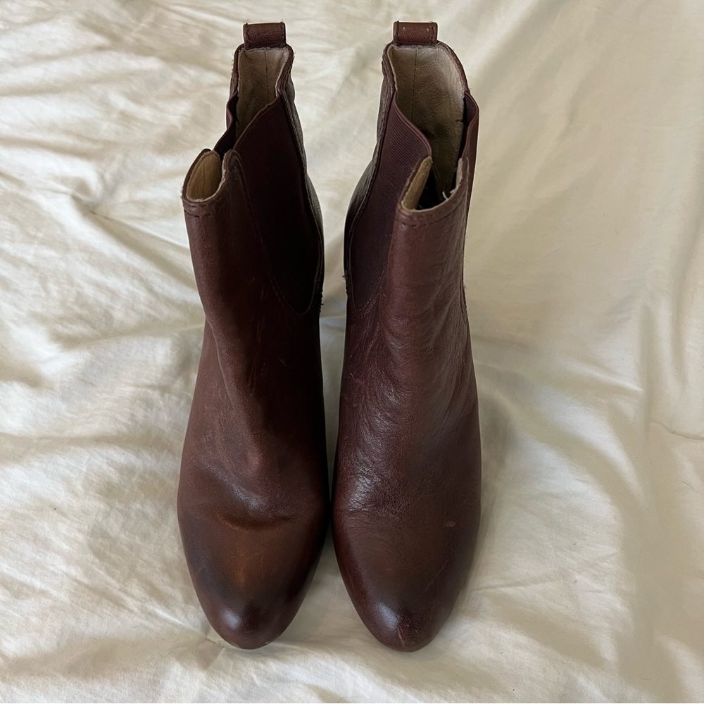 Frye Miranda Chelsea Boot Brown Leather Size 11 - Picture 9 of 14